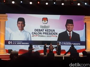 Debat Capres Kedua Tanpa Supporter di Panggung