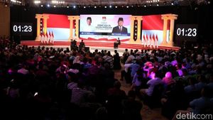 Kedua Pendukung Paslon Penuhi Arena Debat Kedua