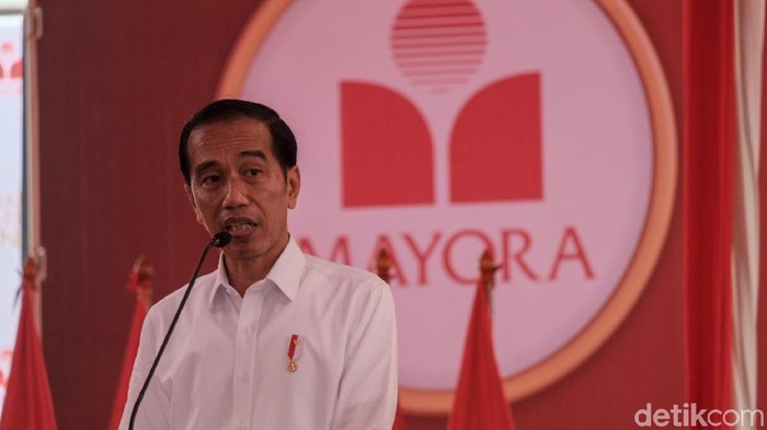 Jokowi Lepas Kontainer Ekspor PT Mayora Ke-250.000