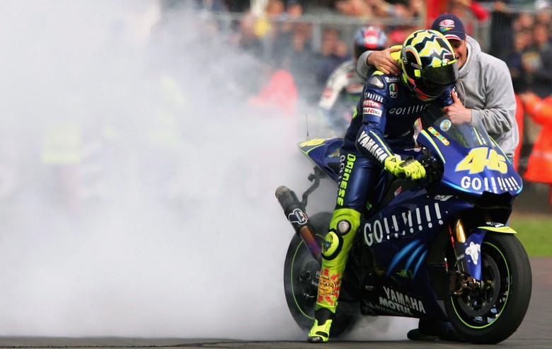 Ilustrasi Valentino Rossi Foto: Jamie McDonald/Getty Images Ilustrasi Valentino Rossi Foto: Jamie McDonald/Getty Images