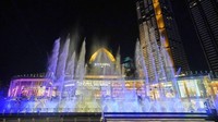 Air mancur itu pun diketahui dapat menembakkan air hingga mencapai tinggi 35 meter (dok ICONSIAM)