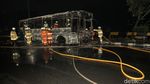 TransJakarta yang Terbakar Mulai Dievakuasi