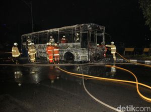 Instalasi Listrik Jadi Penyebab Terbakarnya TransJ di Pasar Baru