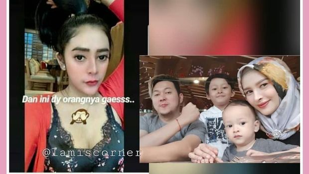 Wanita yang diduga selingkuhan Richie Five Minutes.