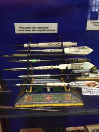 Penampakan pulpen di abad ke-19 (Facebook/Pen Museum)