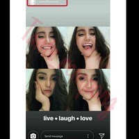 Baru-baru ini, Salmafina berani tampil tanpa hijab di Instagram Story. Namun, belum ada pengumuman resmi ia membuka hijab. Foto: (IG/taante_reempong_officiall)