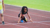 Bocah berusia 7 tahun dengan julukan Blaze ini membuat orang terkejut ketika berhasil menyelesaikan lari 100 meter dengan waktu 13,48 detik. (Foto: Instagram/blaze_813, ditampilkan atas izin yang bersangkutan)