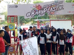 Telkomsel Ajak Warga Balikpapan Kurangi Plastik Lewat #BhayPlastik