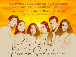 Tiket Konser Musikal Puisi-puisi Cinta Dibanderol Mulai Rp 250 Ribu