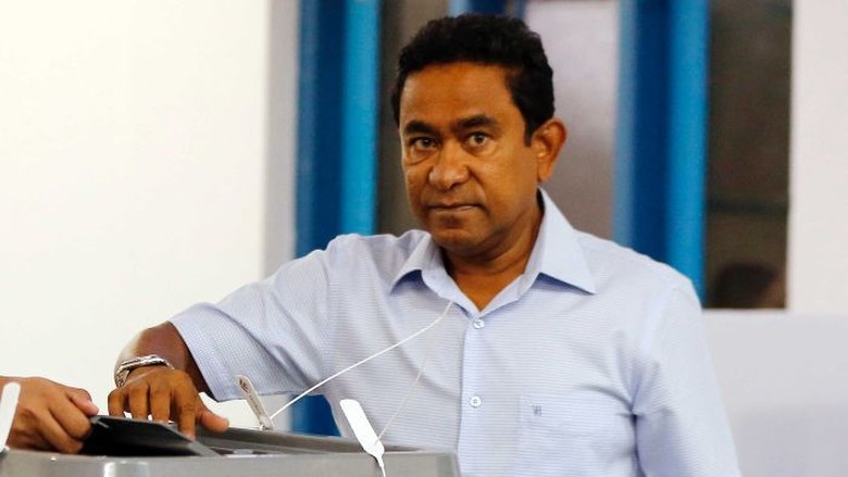 Mantan Presiden Maladewa Abdullah Yameen Ditahan karena Kasus Pencucian Uang Mantan Presiden Maladewa Abdullah Yameen Ditahan karena Kasus Pencucian Uang