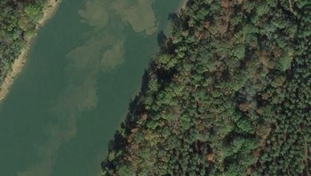 Sebuah kapal besar melintasi sungai Tombigbee di Alabama. Foto: boredpanda