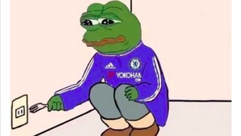 Duh, fans Chelsea jangan sampai begini ya. (Foto: Internet/Twitter)