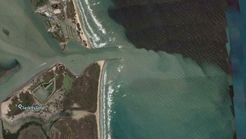 Sungai Rio Grande melintasi teluk Meksiko. Foto: boredpanda