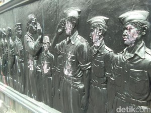 Janji Polisi Usut Vandalisme di Monumen Serangan Umum 1 Maret Yogya