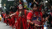 Begini suasana perayaan cap go meh di kawasan Duri, Jakarta, Selasa (19/2/2019).