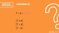 Masih mudah, adakah yang menjawab salah? (Foto: detikHealth)