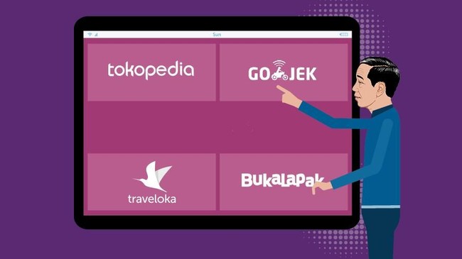 Heboh 4 Unicorn Kebanggaan Jokowi Diklaim Milik Singapura