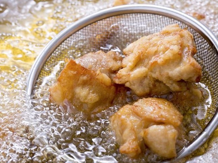 Fried home-made chicken