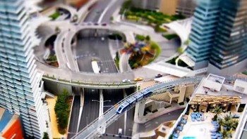 Coba tebak kota sungguhan atau maket? Foto: Ultralink