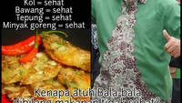 Rencananya Kang Uu akan dipanggil sebagai saksi korupsi dana bansos Tasikmalaya. Pria 49 tahun ini sedang membahas soal bakwan. Katanya kenapa bakwan atau bala-bala dibilang makanan tidak sehat? Foto: Instagram ruzhanul