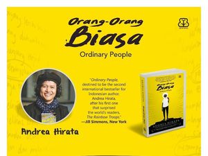 Terungkap! Ini Judul Karya ke-11 Andrea Hirata Orang-orang Biasa