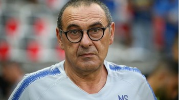 Hasil lawan MU menambah buruk daftar ketidakmampuan Chelsea-nya Sarri meraih hasil positif lawan tim rival. (Foto: Internet/Twitter)