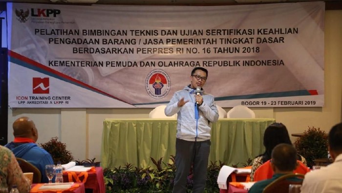 Guna Tingkatkan Kompetensi, Menpora Dorong Sertifikasi Pejabat