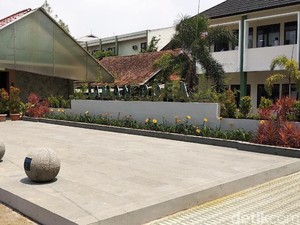 Ini Taman SMPN 2 Bandung yang Diduga Dibangun dari Hasil Pungli