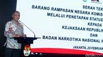 Momen KPK Serahkan Aset Koruptor Rp 110 M ke BNN dan Kejagung