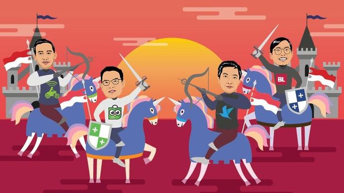Ini Lho 4 Unicorn di RI Milik Asing rasa Lokal