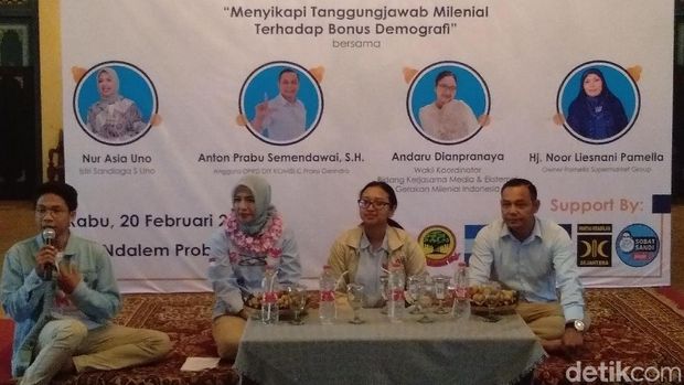 Nur Asia Uno Ajak Milenial Tidak Golput dan Emak-emak Jaga TPS