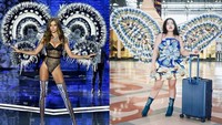 Dan penampilannya sebagai model Victoria Secrets. Dok. Instagram/framsook_lek_lek