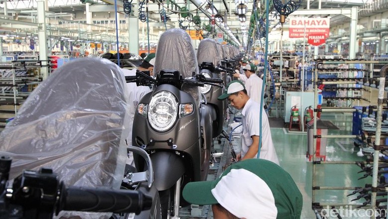 Ekspor Motor  Honda  Buatan Indonesia  Capai 17 300 Unit