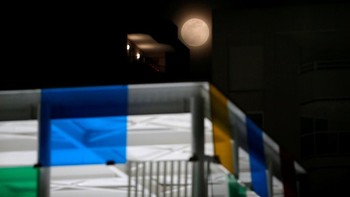 Hanya saja tidak begitu lama, sehingga fotografer Jon Nazca dapat mengabadikan keindahannya. Foto: REUTERS/Jon Nazca