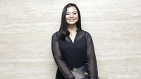 Aktris berusia 24 tahun itupun rindu dengan penampilannya yang dulu. Pool/Palevi S/detikFoto.