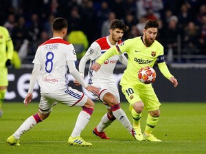 Babak Pertama Usai, Lyon vs Barcelona Masih 0-0