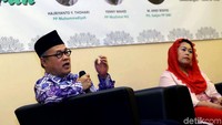 Pengurus Pusat Muhammadiyah Hajriyanto Y. Thohari, turut memaparkan pandangannya terkait kondisi Indonesia masa kini dalam diskusi yang bertema Hijrah Menuju Indonesia Maju.