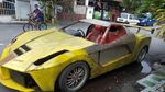 Ferrari Karatan Ternyata Cuma Replika
