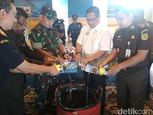 3,9 Juta Rokok Ilegal Diamankan Bea Cukai dari Tiga Kota
