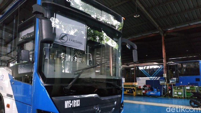 Bus Transjakarta Dirawat Langsung Oleh APM Lho! Bus Transjakarta Dirawat Langsung Oleh APM Lho!