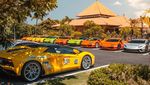 Komunitas Mobil Mewah Lamborghini Plesiran di Bali