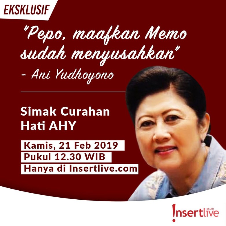 AHY Buka-bukaan Memo Rahasia Ibu Ani ke SBY di Insertlive AHY Buka-bukaan Memo Rahasia Ibu Ani ke SBY di Insertlive