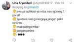 Netizen Adu Lucu Bikin Percakapan Plesetan Makanan dengan Ojek Online