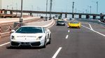 Komunitas Mobil Mewah Lamborghini Plesiran di Bali