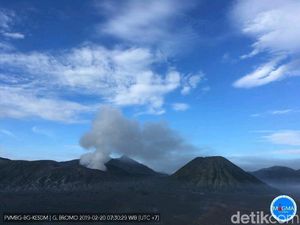 Dampak Semburan Abu Vulkanik, Wisatawan Bromo Menurun