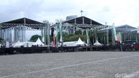 Acara Munajat 212 digelar malam nanti setelah salat Magrib di Monas, Gambir, Jakarta Pusat, Kamis (21/2/2019).