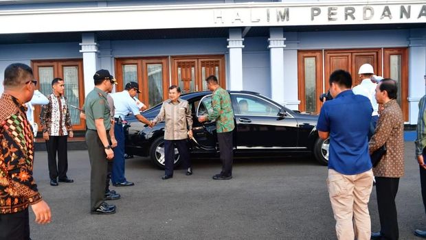 Wapres JK Bertolak ke Padang Hadiri Rakernas APPSI