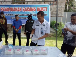 BNNP Sultra Musnahkan 5 Kg Sabu