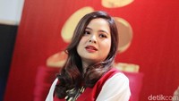 Tasya Kamila saat ditemui di kawasan Kemang, Jakarta Selatan pada Kamis (22/2). Pool/Ismail/detikFoto.