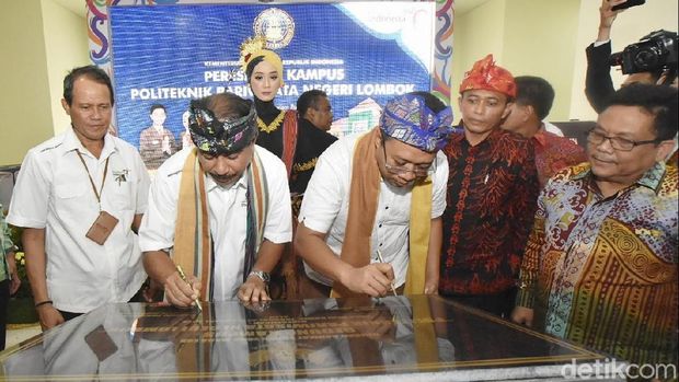 Menpar Arief Yahya di Gili Air (Harianto/detikTravel)